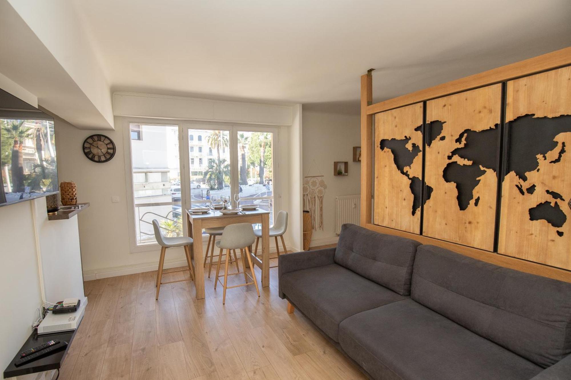 La Chic Riviera - Clim - Wifi - Croisette Apartment คานส์ ภายนอก รูปภาพ