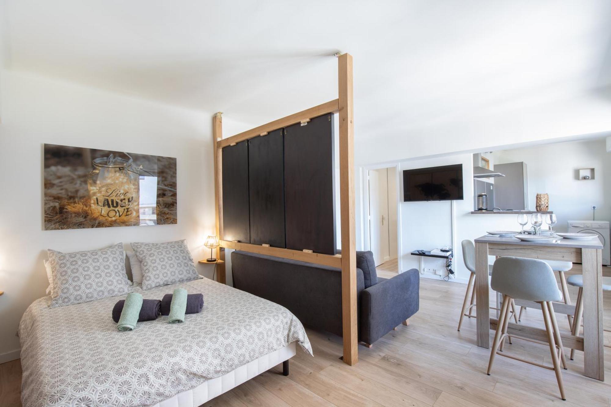 La Chic Riviera - Clim - Wifi - Croisette Apartment คานส์ ภายนอก รูปภาพ