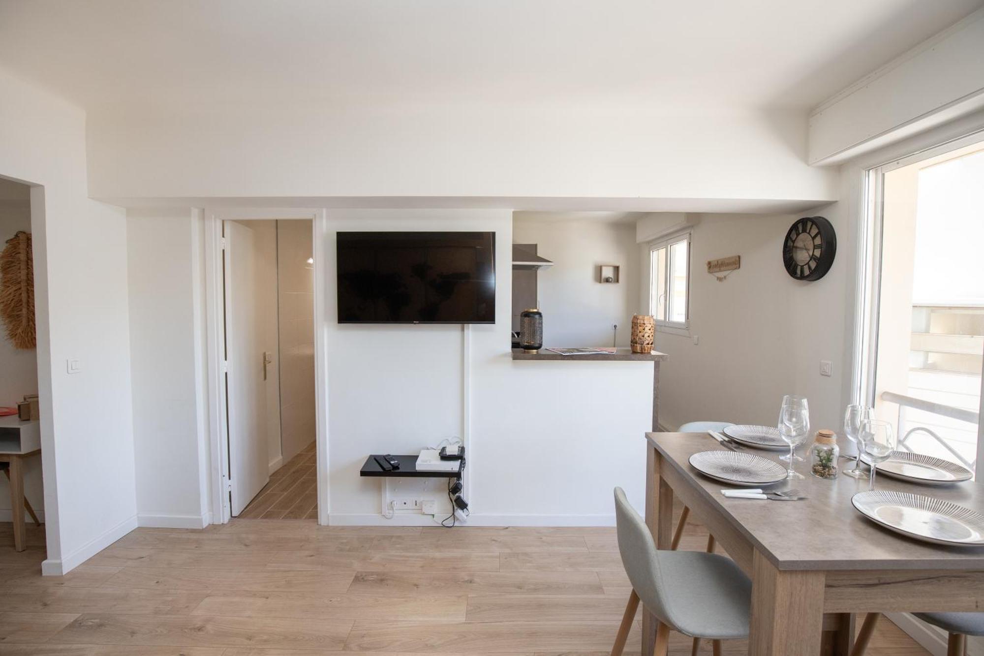 La Chic Riviera - Clim - Wifi - Croisette Apartment คานส์ ภายนอก รูปภาพ