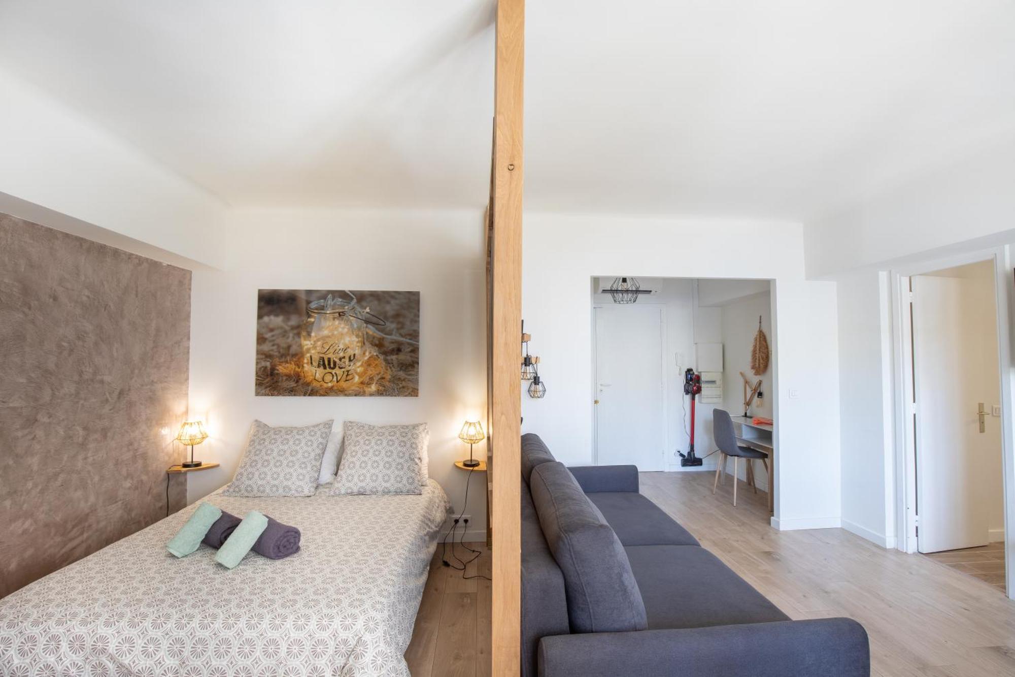 La Chic Riviera - Clim - Wifi - Croisette Apartment คานส์ ภายนอก รูปภาพ